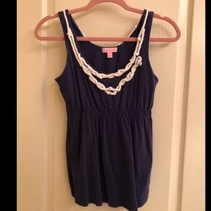 Lilly Pulitzer tank with rope